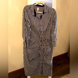 Navy Gingham Dress - Sarah Jessica Parker for Gap